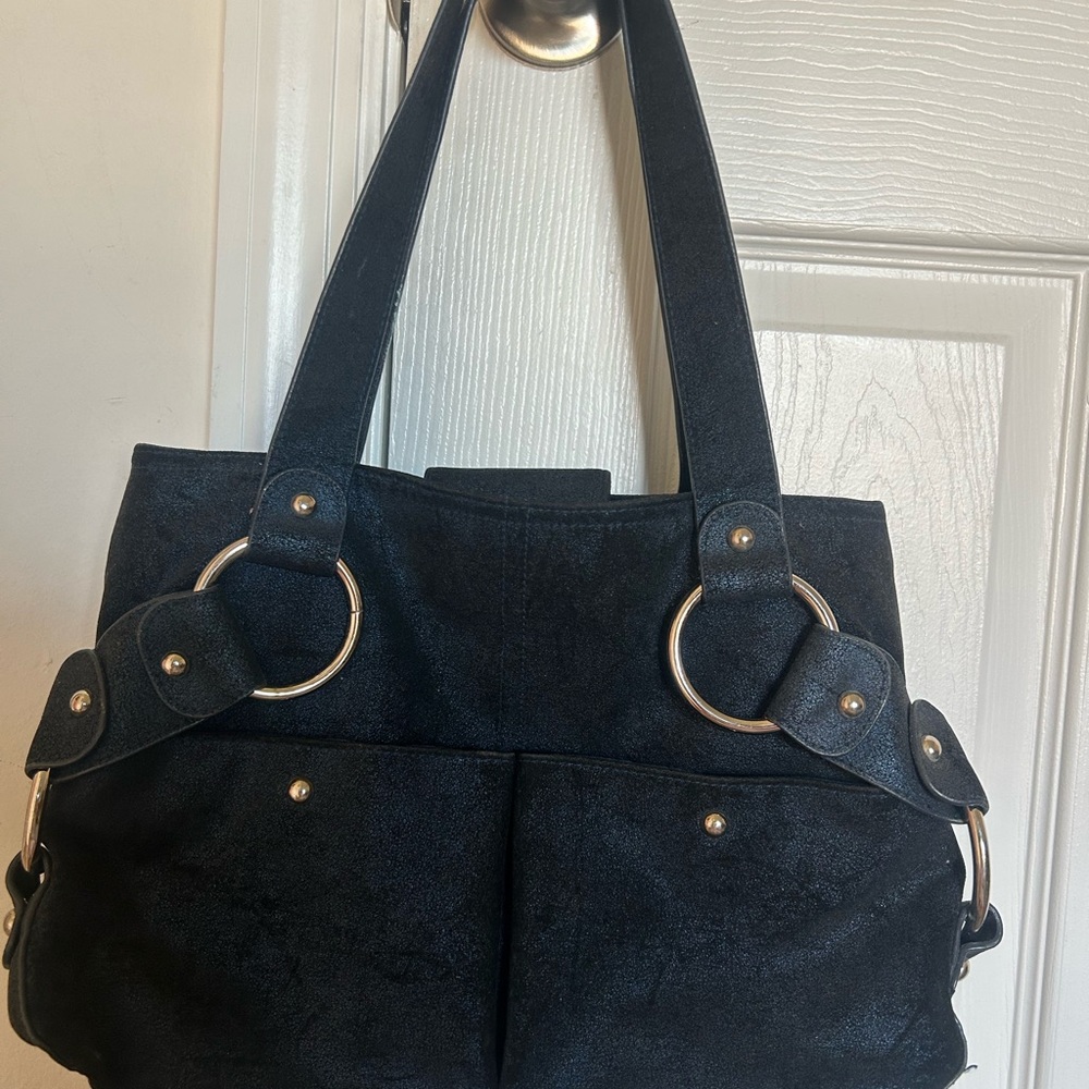 Black Women’s Shoulder Bag - Classic Black Tote